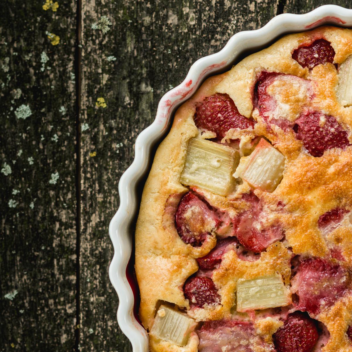 clafoutis rhubarbe