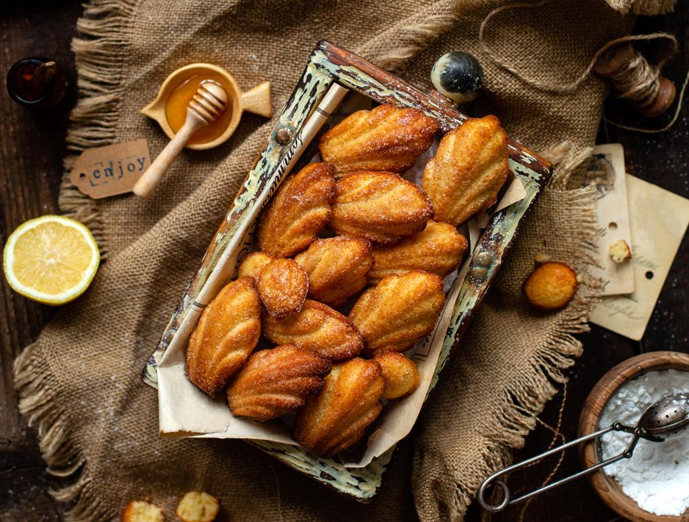 madeleines citron miel