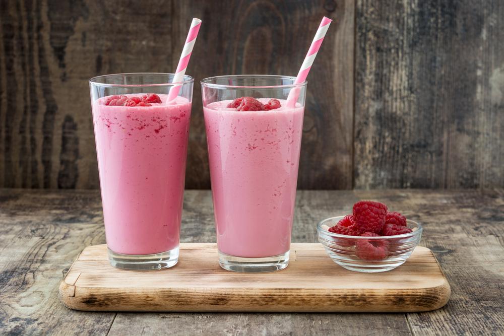 milkshake à la framboise