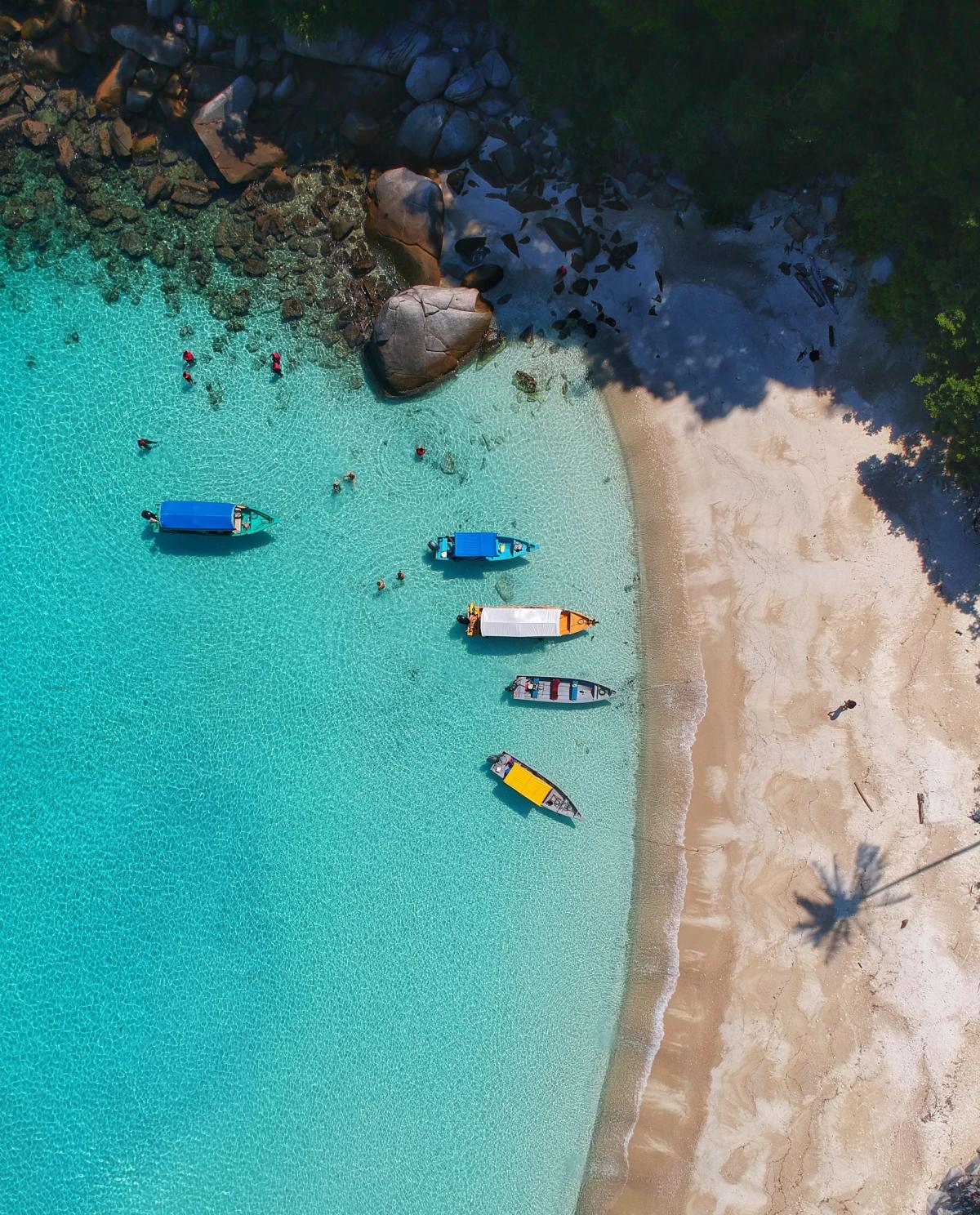 plage bateaux 