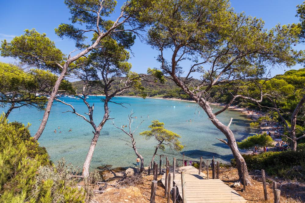 plage ile porquerolles