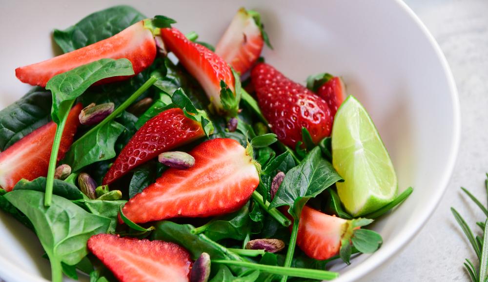 salade de fraises