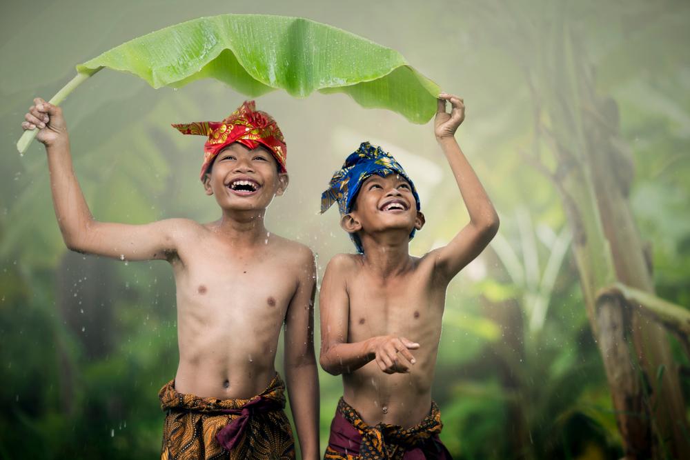 enfants à bali