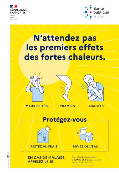 Premiers reflexes en cas de canicule