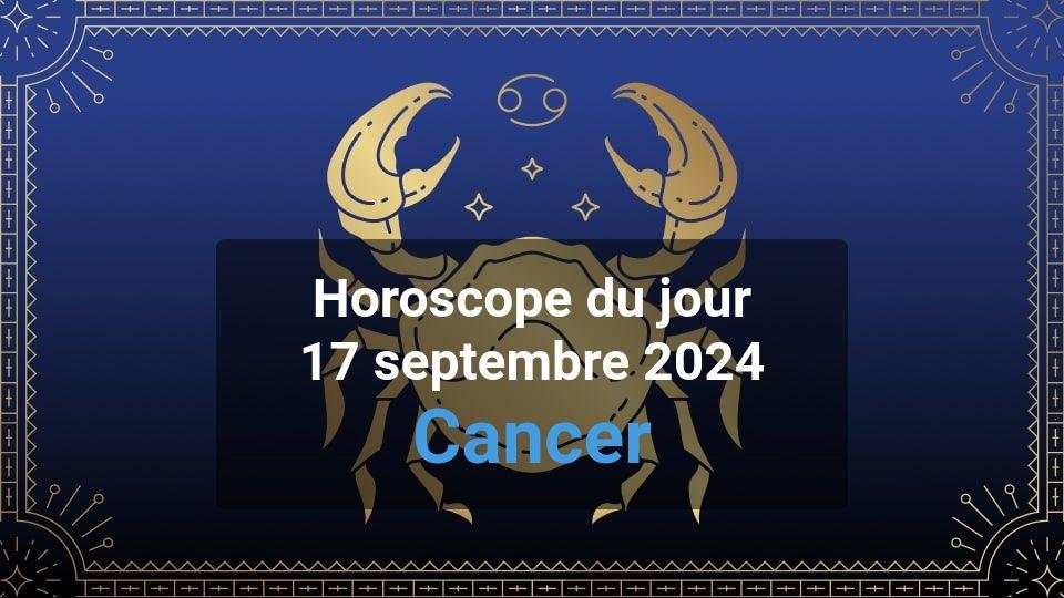 Horoscope du jour cancer