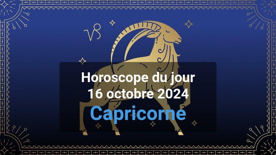 Horoscope du jour capricorn