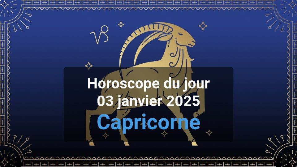 Horoscope du jour capricorn