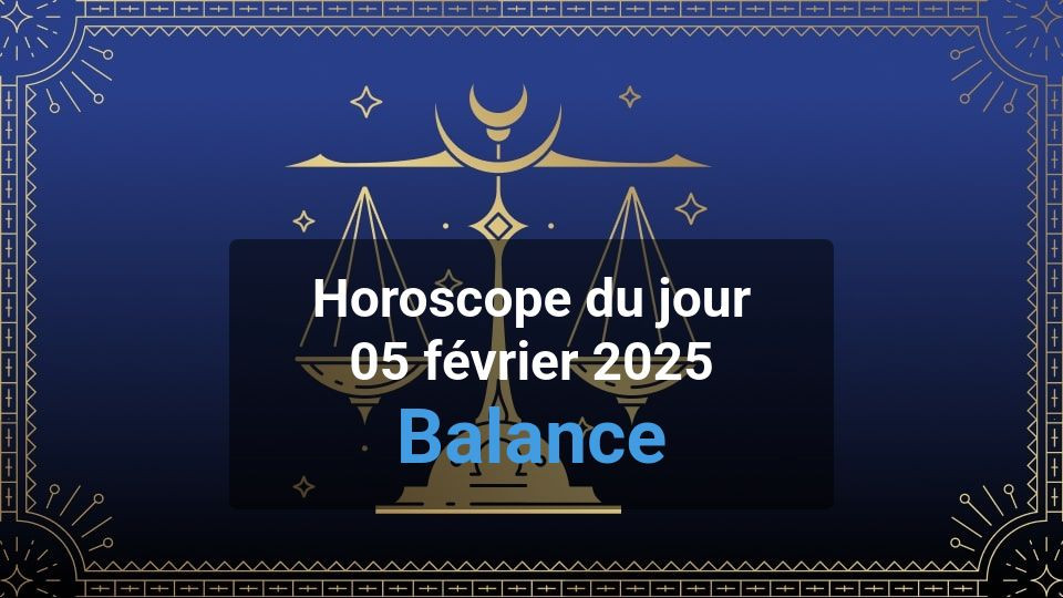 Horoscope du jour libra