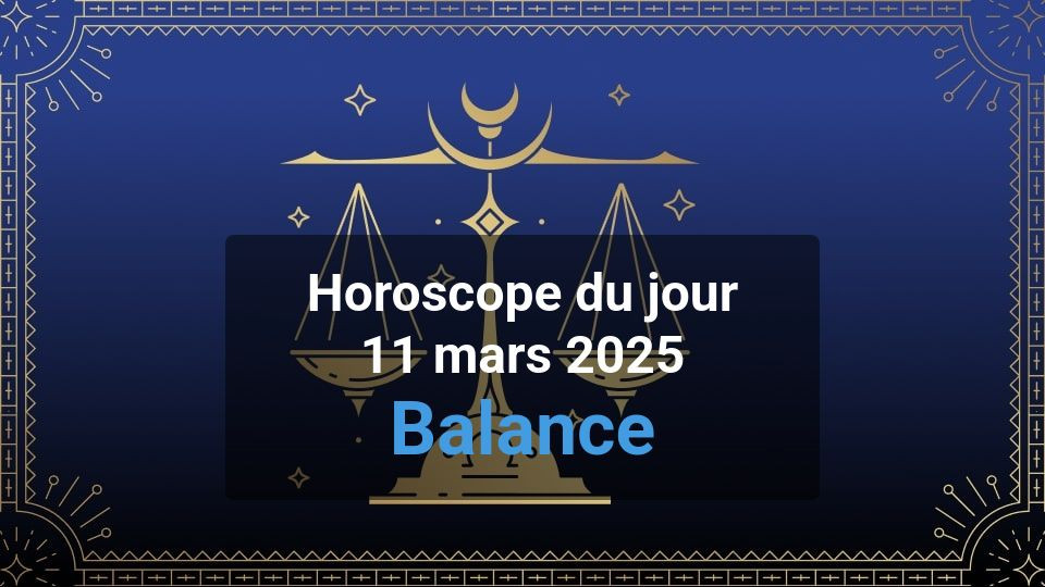 Horoscope du jour libra