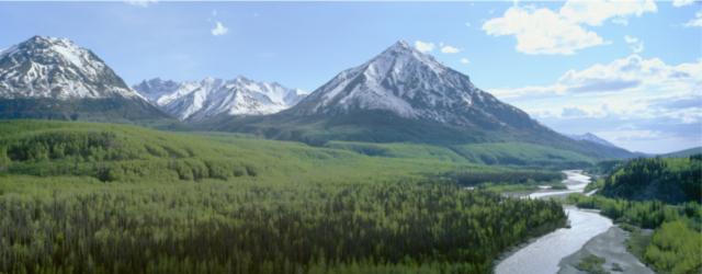 La rivière Matanuska 