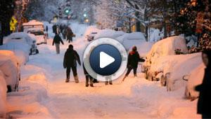 La magie de la neige à Noël !