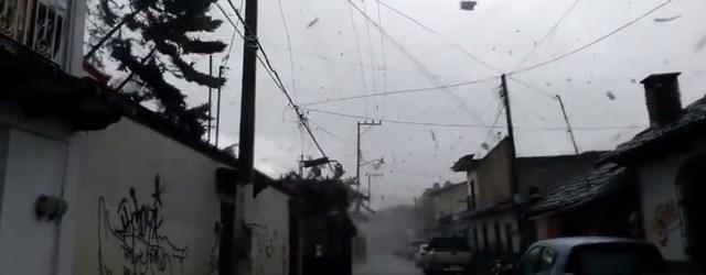 Tornade terrifiante dans le sud du Mexique