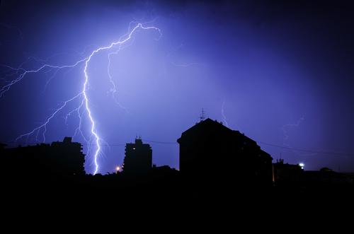 orage éclair 