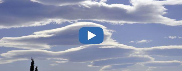 Nuages lenticulaires spectaculaires sur Ushuaia