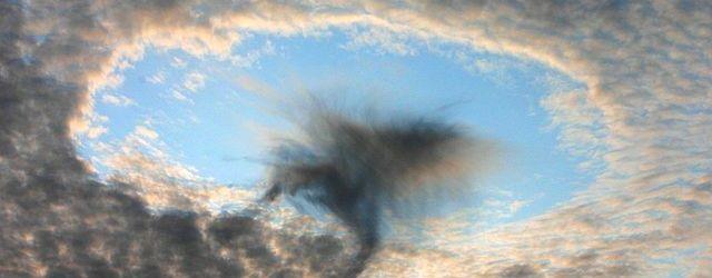 Un trou de virga apparaît en Australie