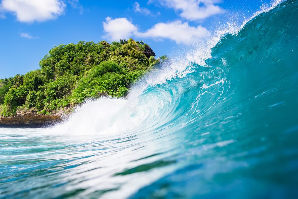 Vagues à Bali