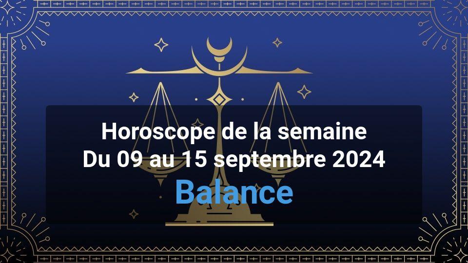 Horoscope de la semaine libra