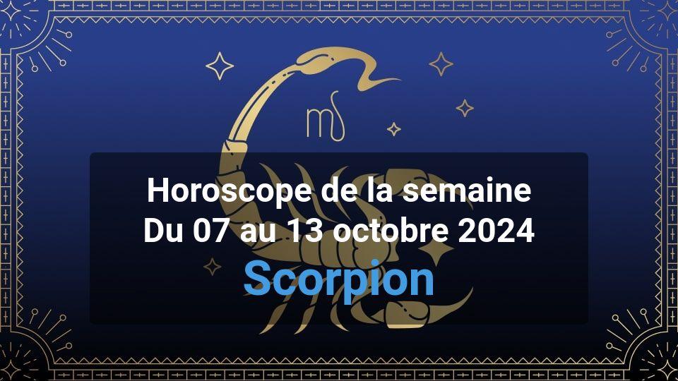 Horoscope de la semaine scorpio