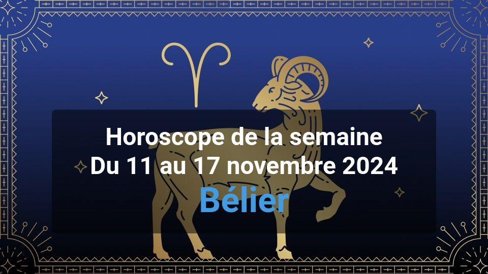 Horoscope de la semaine aries