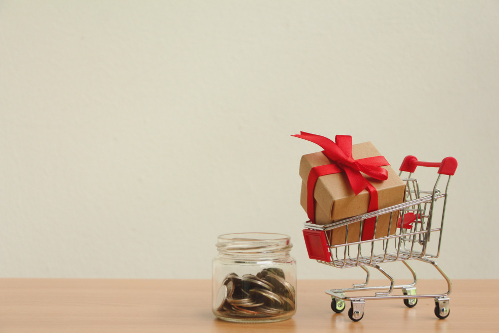 caddie cadeaux pièces