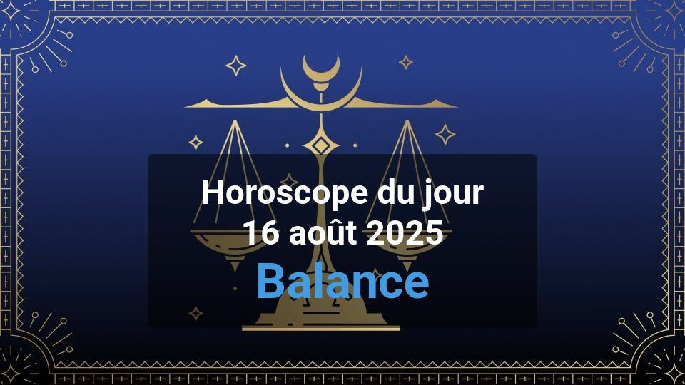 Horoscope du jour libra