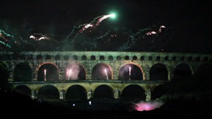 Les fééries du Pont du Gard