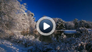 La douceur d'un paysage enneigé