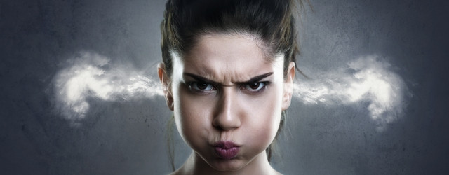 femme colere