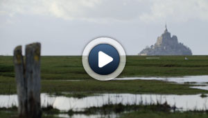 La beauté du Mont St Michel en hiver