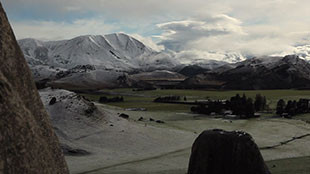 Les montagnes de Nouvelle Zélande
