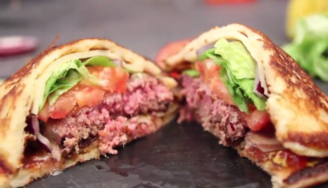 pancake burger
