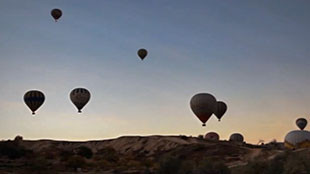 La Cappadoce vue du ciel