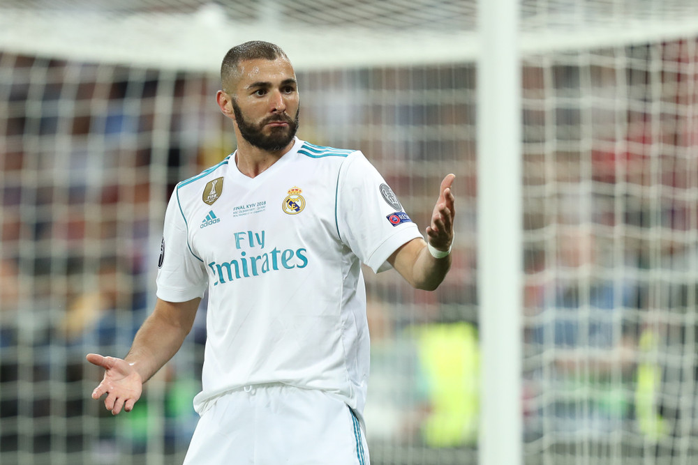 le joueur du Real Madrid Karim Benzema.