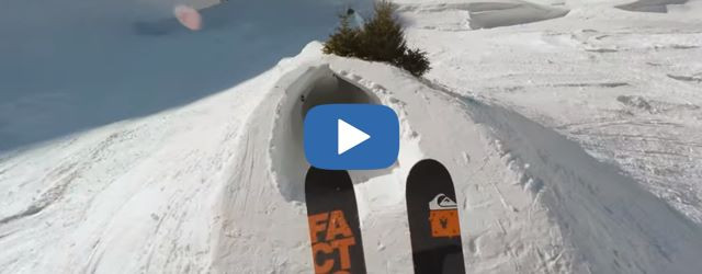 Descente en ski complètement folle signée Candide Thovex