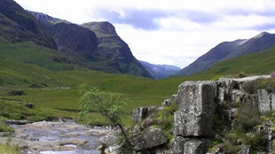 La vallée du Glen Coe en Ecosse