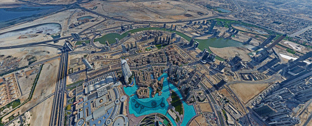 Une Vue de Dubaï à 360°C