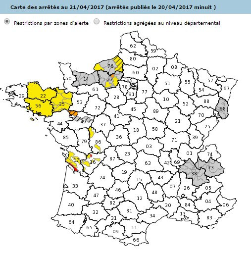 alerte sécheresse Bretagne
