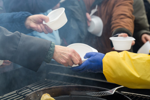 restos du coeur collecte pauvreté nourriture