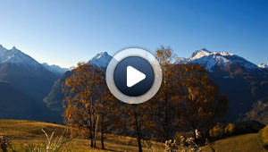 Les Alpes vues de la vallée d'Aoste 