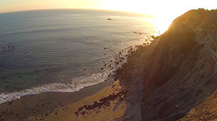 Dana Point, vue du ciel