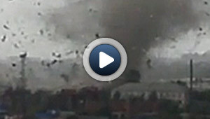 Une tornade traverse la ville de Blagoveshchensk