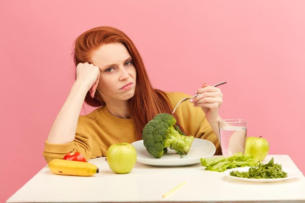 femmes qui n'aime pas les légumes