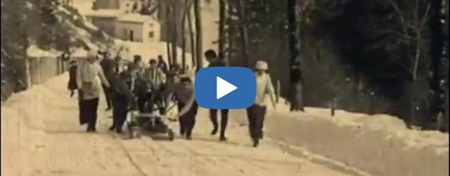 Les joies des sports d'hiver dans le Jura en 1912