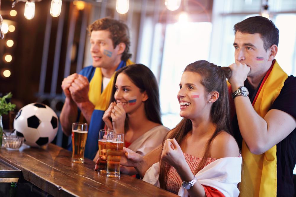 La bière est la principale boisson consommée dans les bars pendant la Coupe du monde.