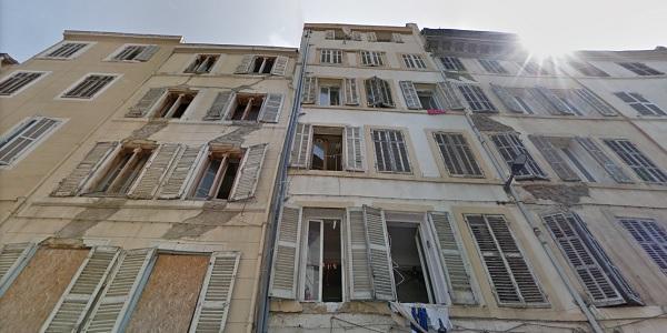 Immeubles rue d'Aubagne, à Marseille