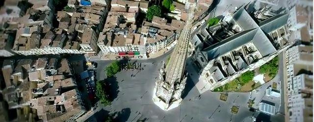 La belle ville de Bordeaux vue par un drone