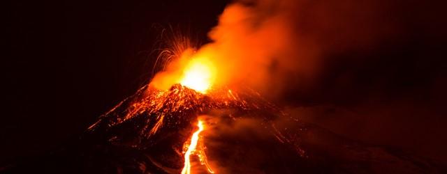 Photos impressionnantes de l'éruption de l'Etna