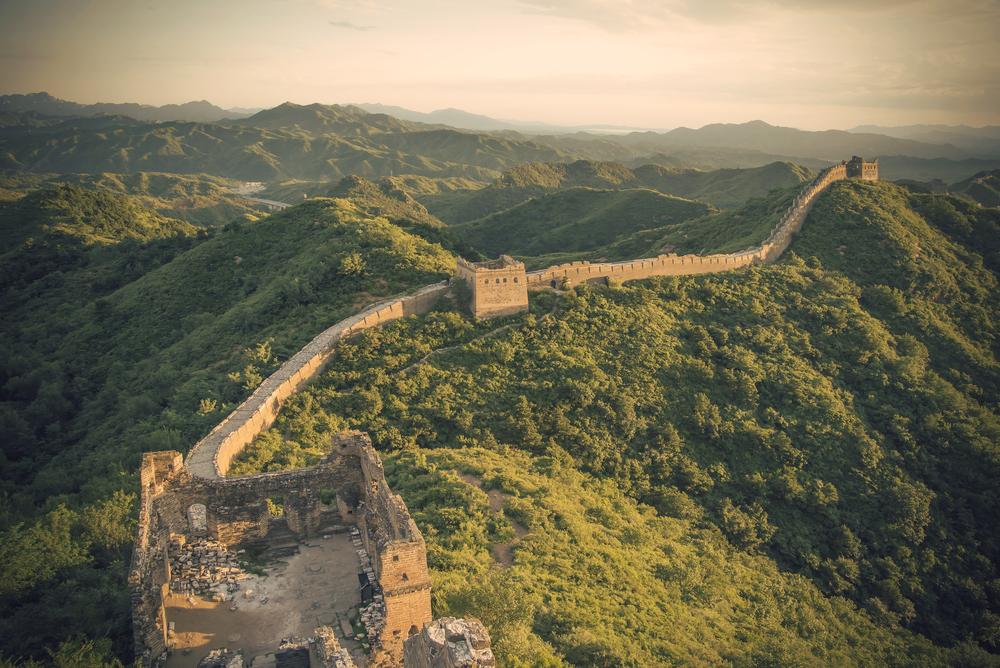 La grande muraille de Chine est l'une des sept nouvelles merveilles du monde.