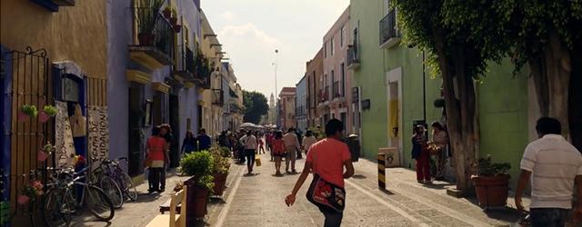 Dans les rues de Puebla, au Mexique