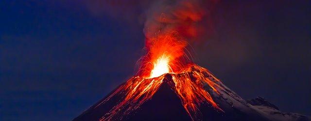 Éruption du Tungurahua en Équateur